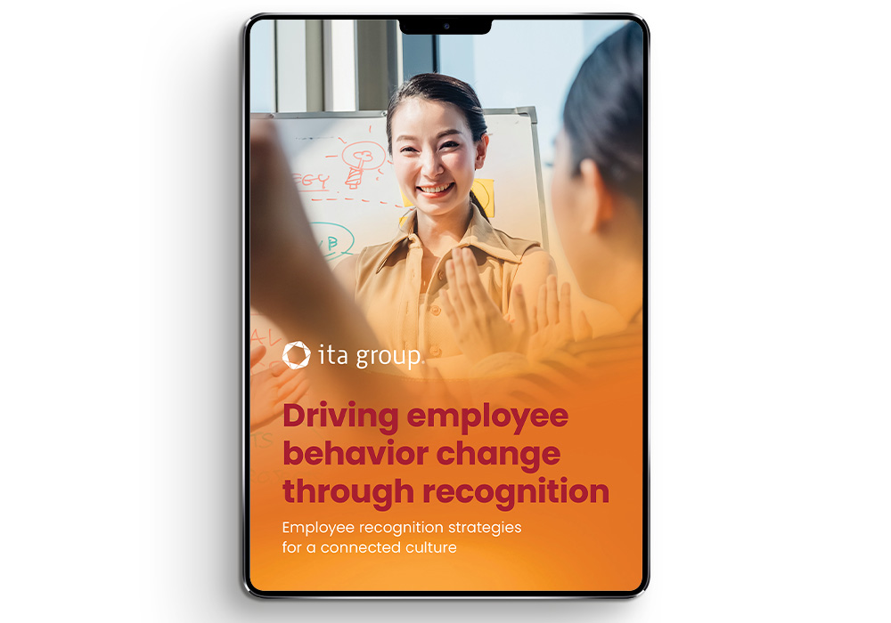 cover of Driving employee behavior change through recognition white paper